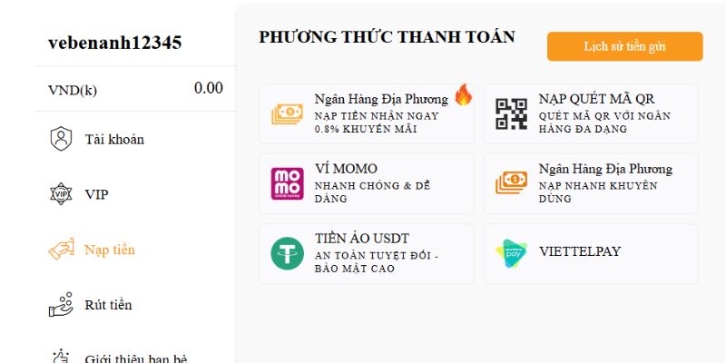 Cập nhật điều kiện cần tuân thủ khi nạp tiền DAGA